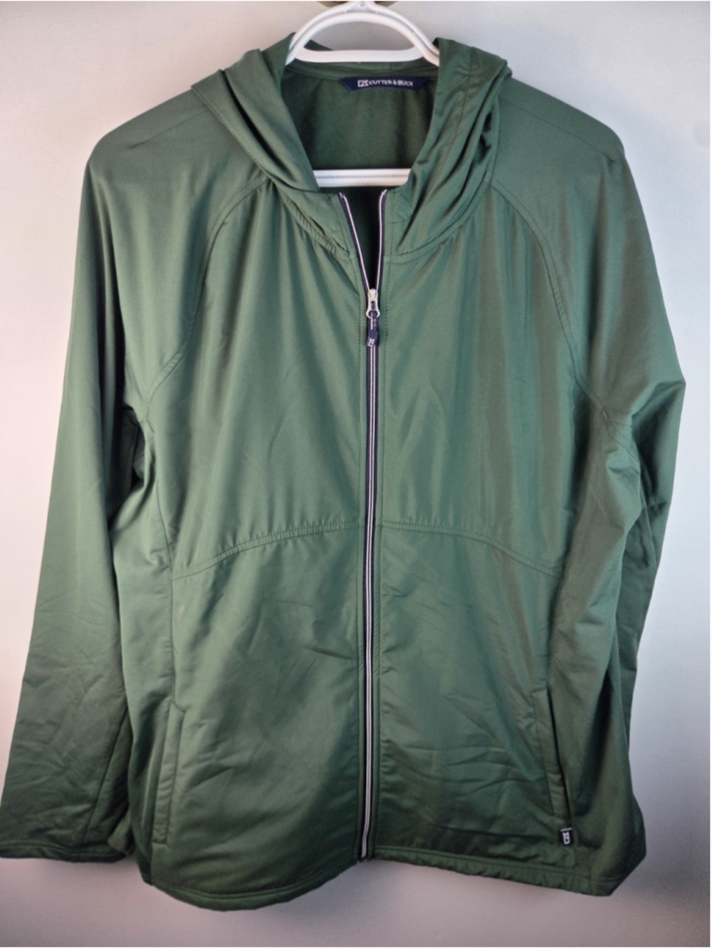 Cutter & Buck Green XXL Stretch Windbreaker Pre-Owned